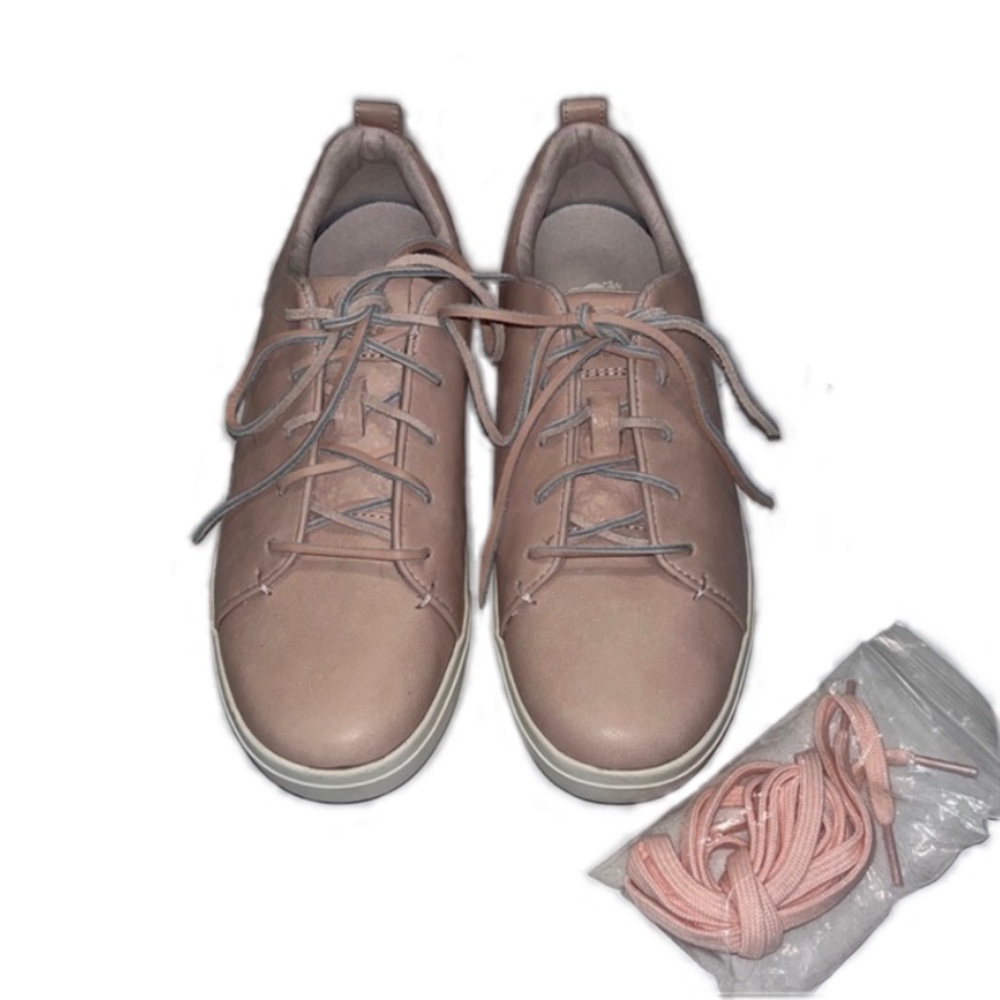 New! Roots Pink Leather Sneaker Shoes| Size 6.5